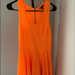 Express - knee length lace dress